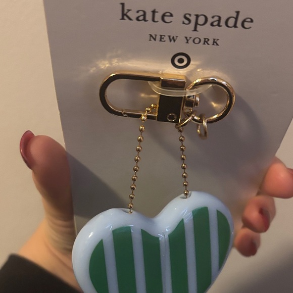 Kate Spade Green and blue Heart Coin Purse - Picture 4 of 7
